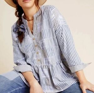 Anthropologie Maeve Zoe Sling Blouse Size S